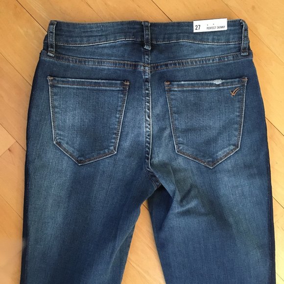 William Rast Perfect Skinny Blue Jeans Juniors 27 - Picture 8 of 16